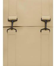 RAINS MSN BAG Wasserdichter City-Rucksack Sand - Rucksäcke für Schule &amp; Freizeit - 4