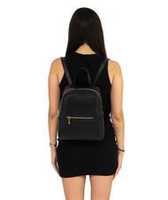 LESAC GELSO Lederrucksack Schwarz - Damentaschen - 3