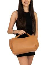 LESAC FRESIA Handtasche mit Schultergurt aus Leder natürlich - Damentaschen - 4