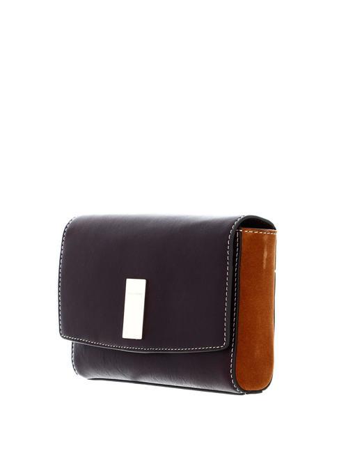 CAMPIONARIO - DAFNE  Mini-Umh&auml;ngetasche aus Leder braun/braun - Damentaschen