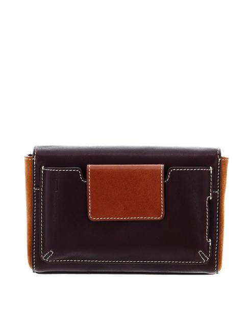 CAMPIONARIO - DAFNE  Mini-Umh&auml;ngetasche aus Leder braun/braun - Damentaschen