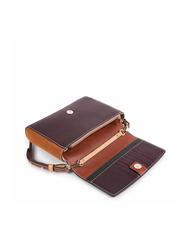 PIQUADRO CAMPIONARIO - DAFNE  Mini-Umh&auml;ngetasche aus Leder braun/braun - Damentaschen - 4