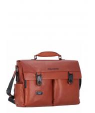 PIQUADRO HARPER 15,6-Zoll-Laptop-Aktentasche aus Leder LEDER - Arbeitstaschen - 2