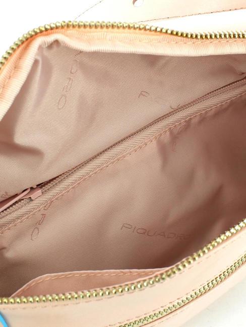 CAMPIONARIO -  BLUE SQUARE G&uuml;rteltasche aus Leder ROSA - H&uuml;fttaschen