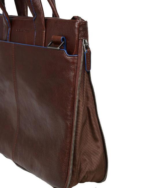 BLUE SQUARE SPECIAL 15,6-Zoll-Laptop-Aktentasche aus Leder MORO - Arbeitstaschen