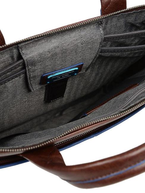 BLUE SQUARE SPECIAL 15,6-Zoll-Laptop-Aktentasche aus Leder MORO - Arbeitstaschen