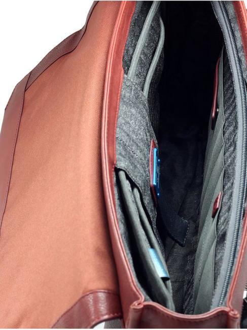 CAMPIONARIO - MARTIN  Erweiterbare 15,6-Zoll-PC-Aktentasche LEDER - Arbeitstaschen