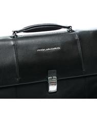 PIQUADRO LINK 2 13" PC-Aktentasche, erweiterbar Schwarz - Arbeitstaschen - 3