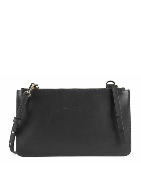 CAMPIONARIO - GEA  Clutch aus Leder Schwarz - Damentaschen