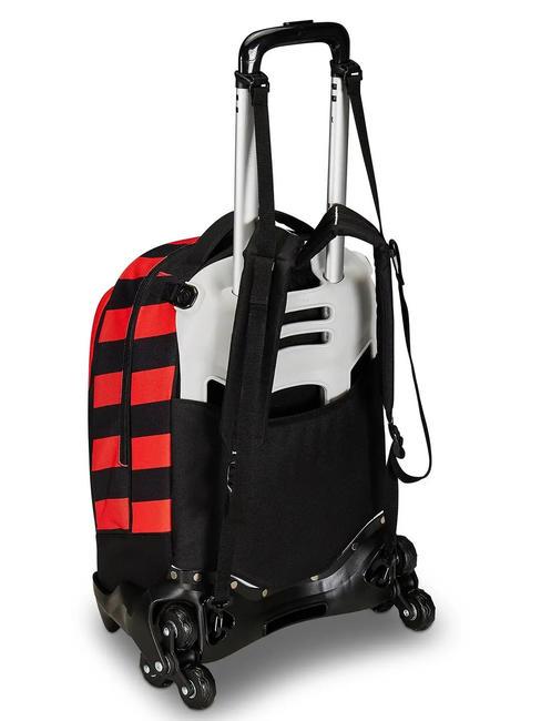 PATH OF VICTORY 3-in-1-Trolley-Rucksack, abnehmbar Schwarz - Rucks&auml;cke mit Trolleyfunktion