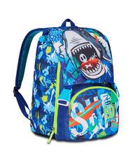 SJGANG SHARKSTORY Doppelter Rucksack BLAUER DRUCK - Taschen und Accessoires f&uuml;r Kids - 2