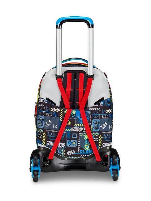 FUNNYGOAL 3-in-1-Trolley-Rucksack, abnehmbar FEUERROT - Rucksäcke mit Trolleyfunktion