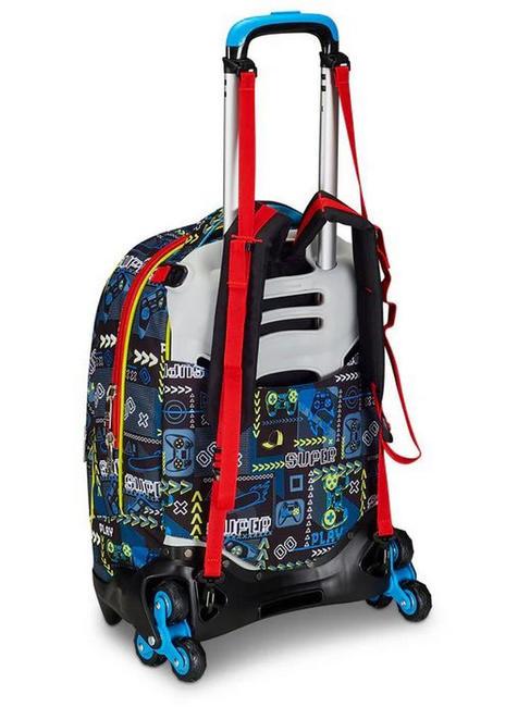 FUNNYGOAL 3-in-1-Trolley-Rucksack, abnehmbar FEUERROT - Rucksäcke mit Trolleyfunktion