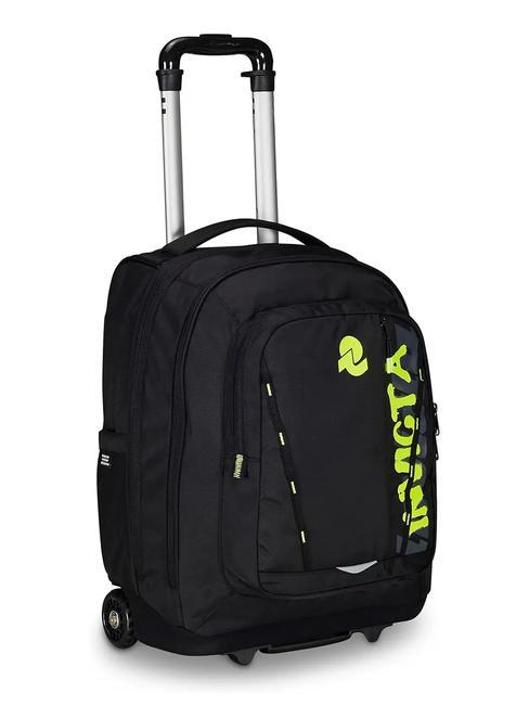 BUMP GRS CAMBIA COLORE 14" Laptop-Trolley-Rucksack mit 2 Rollen Schwarz Gelb - Rucks&auml;cke mit Trolleyfunktion