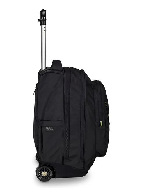 BUMP GRS CAMBIA COLORE 14" Laptop-Trolley-Rucksack mit 2 Rollen Schwarz Gelb - Rucks&auml;cke mit Trolleyfunktion