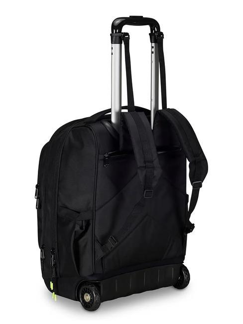 BUMP GRS CAMBIA COLORE 14" Laptop-Trolley-Rucksack mit 2 Rollen Schwarz Gelb - Rucks&auml;cke mit Trolleyfunktion