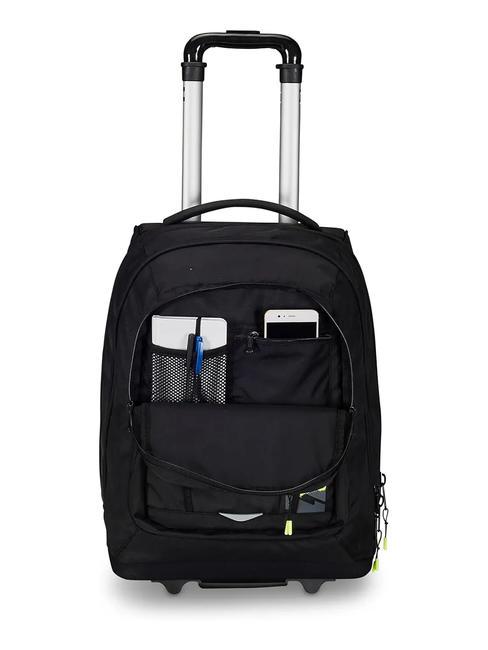 BUMP GRS CAMBIA COLORE 14" Laptop-Trolley-Rucksack mit 2 Rollen Schwarz Gelb - Rucks&auml;cke mit Trolleyfunktion