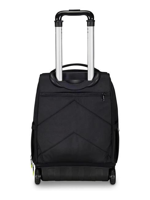 BUMP GRS CAMBIA COLORE 14" Laptop-Trolley-Rucksack mit 2 Rollen Schwarz Gelb - Rucks&auml;cke mit Trolleyfunktion