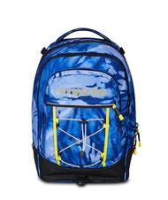 INVICTA PLUS GRS FANTASY Abnehmbarer Trolley-Rucksack blauer Shibori - Rucks&auml;cke mit Trolleyfunktion - 2