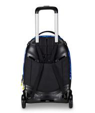 INVICTA PLUS GRS FANTASY Abnehmbarer Trolley-Rucksack blauer Shibori - Rucks&auml;cke mit Trolleyfunktion - 5