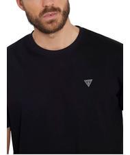 GUESS PATCH Baumwoll t-shirt jetbla - Herren-T-Shirts - 2
