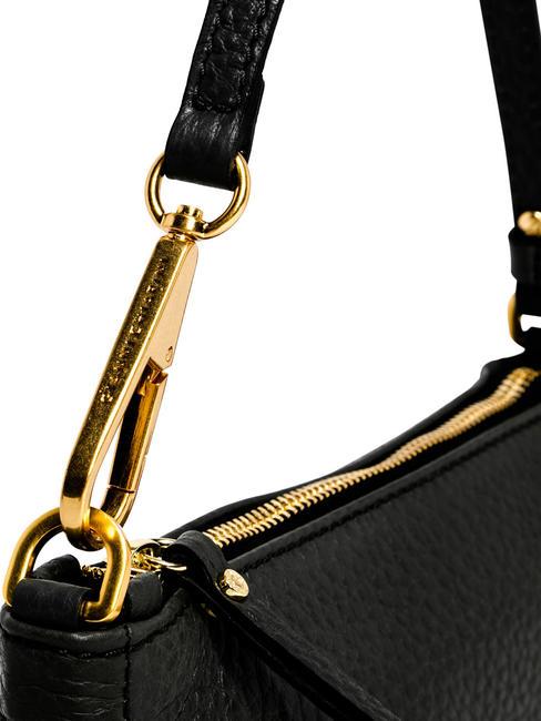 BROOKE Umhängetasche aus Leder Schwarz - Damentaschen