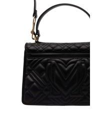 LOVE MOSCHINO QUILTED Aktentasche mit Schultergurt Schwarz - Damentaschen - 3