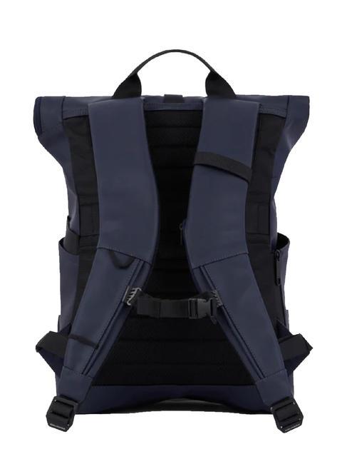 CORNER SPECIALE GOMMATO Rolltop-Rucksack für 15,6-Zoll-Laptop Blau - PC-Rucksäcke