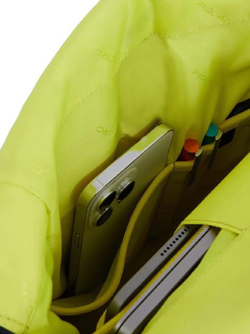 CORNER SPECIALE GOMMATO Rolltop-Rucksack für 15,6-Zoll-Laptop Blau - PC-Rucksäcke