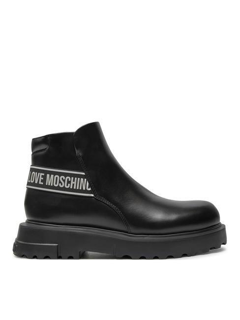 SQUARE 40 Beatles-Stiefeletten aus Leder Schwarz - Damenschuhe