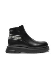 LOVE MOSCHINO SQUARE 40 Beatles-Stiefeletten aus Leder - Damenschuhe