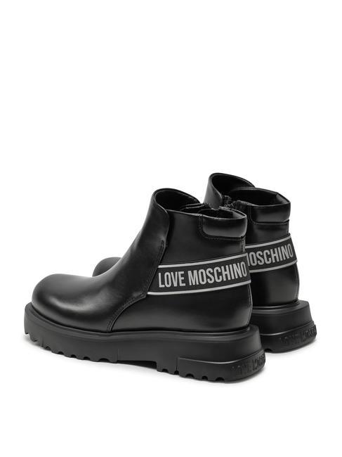 SQUARE 40 Beatles-Stiefeletten aus Leder Schwarz - Damenschuhe