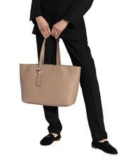 FURLA SFERA  Einkaufstasche aus Leder Mittelmeer - Damentaschen - 4