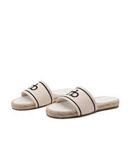 ROCCOBAROCCO RB Canvas-Slipper nicht-gerade weiss - Damenschuhe - 4