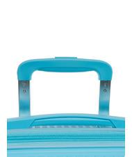 LESAC LIGHT POP 1 Mittelgroßer erweiterbarer Trolley wasserblau - Harte Trolleys - 7