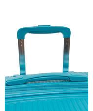 LESAC LIGHT POP 1 Mittelgroßer erweiterbarer Trolley Mode blau - Harte Trolleys - 8