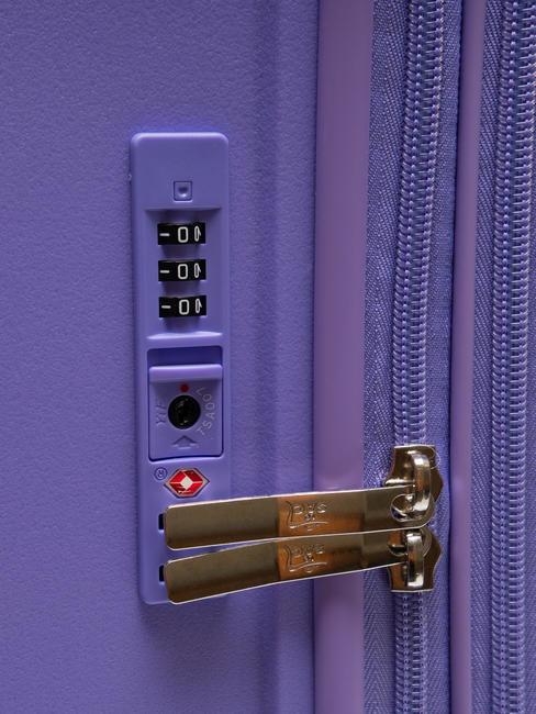 LIGHT POP 1 Großer erweiterbarer Trolley helles Lila - Harte Trolleys