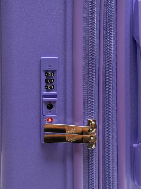 LIGHT POP 1 Trolley-Set: Kabine+mittel und groß erweiterbar helles Lila - Trolleyset