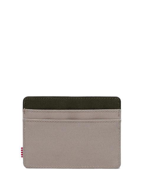 CHARLIE  Flacher Kartenhalter Twill/Efeugrün - Brieftaschen Damen