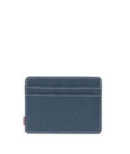 HERSCHEL CHARLIE  Flacher Kartenhalter blaue Fata Morgana/weißer Stich - Brieftaschen Damen - 2