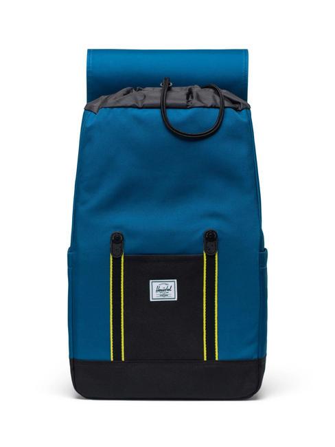 RETREAT Rucksack Legionsblau/Schwarz/Nachtkerze - Rucksäcke für Schule &amp; Freizeit
