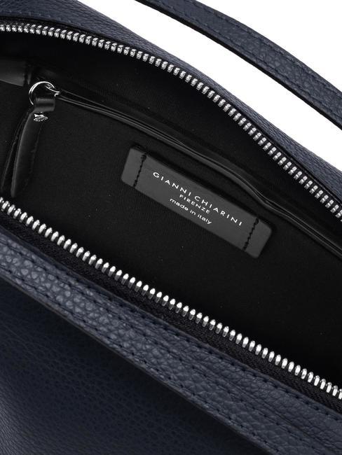 ALIFA Ledertasche mit Schultergurt NAVY BLAU - Damentaschen