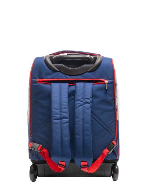 WEBBED WONDER Trolley-Rucksack blautief - Rucksäcke mit Trolleyfunktion