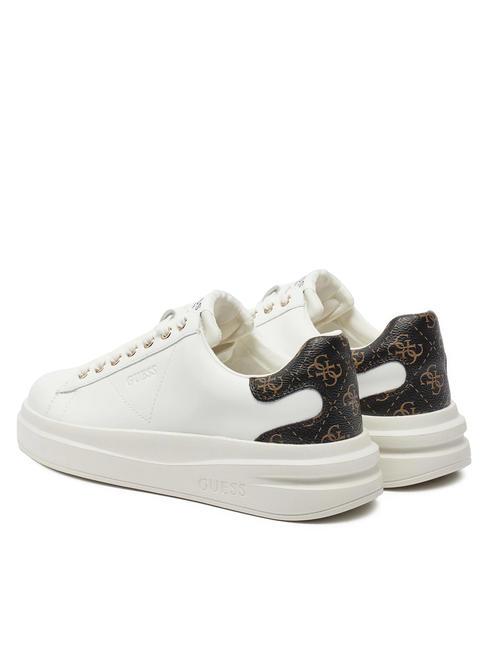 ELBINA  Turnschuhe Weiss-braun - Damenschuhe