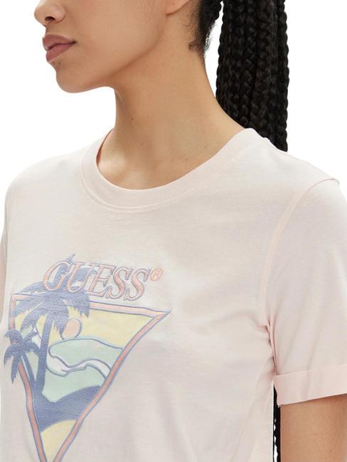 BEACH TRIANGLE Baumwoll t-shirt will rosa sein - T-Shirts und Tops f&uuml;r Damen