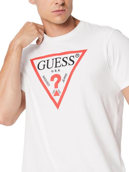 TRI LOGO Baumwoll t-shirt purweiß - Herren-T-Shirts