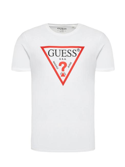 TRI LOGO Baumwoll t-shirt purweiß - Herren-T-Shirts