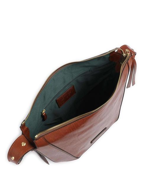 FEDORA Umhängetasche aus Leder BRAUN - Damentaschen