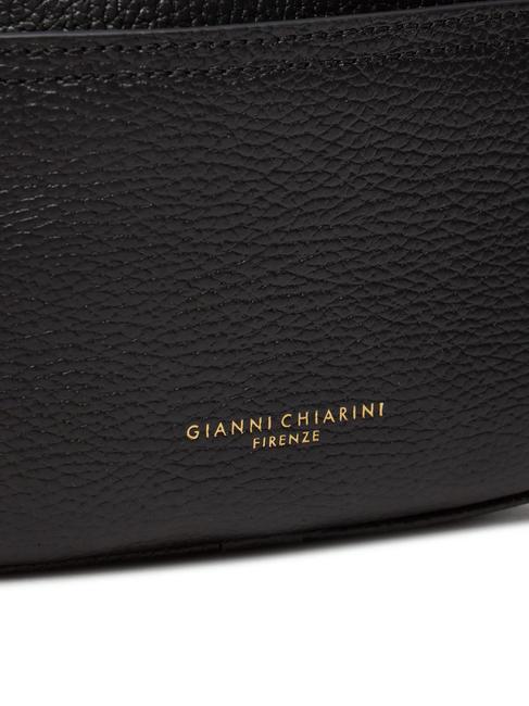 NINA  Mini-Umhängetasche aus Leder Schwarz - Damentaschen