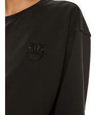 PINKO SETUP  Baumwoll-Sweatshirt schwarzer Kaviar - Sweatshirts Damen - 3